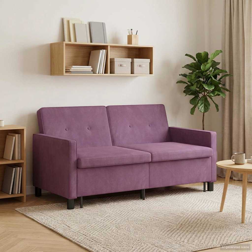 Yellow Fabric Sofa Bed