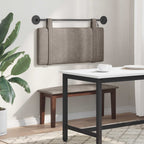 Cabecero colgante Con luz LED Gris PU antiguo