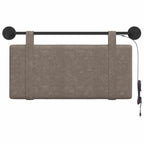 Cabecero colgante Con luz LED Gris PU antiguo