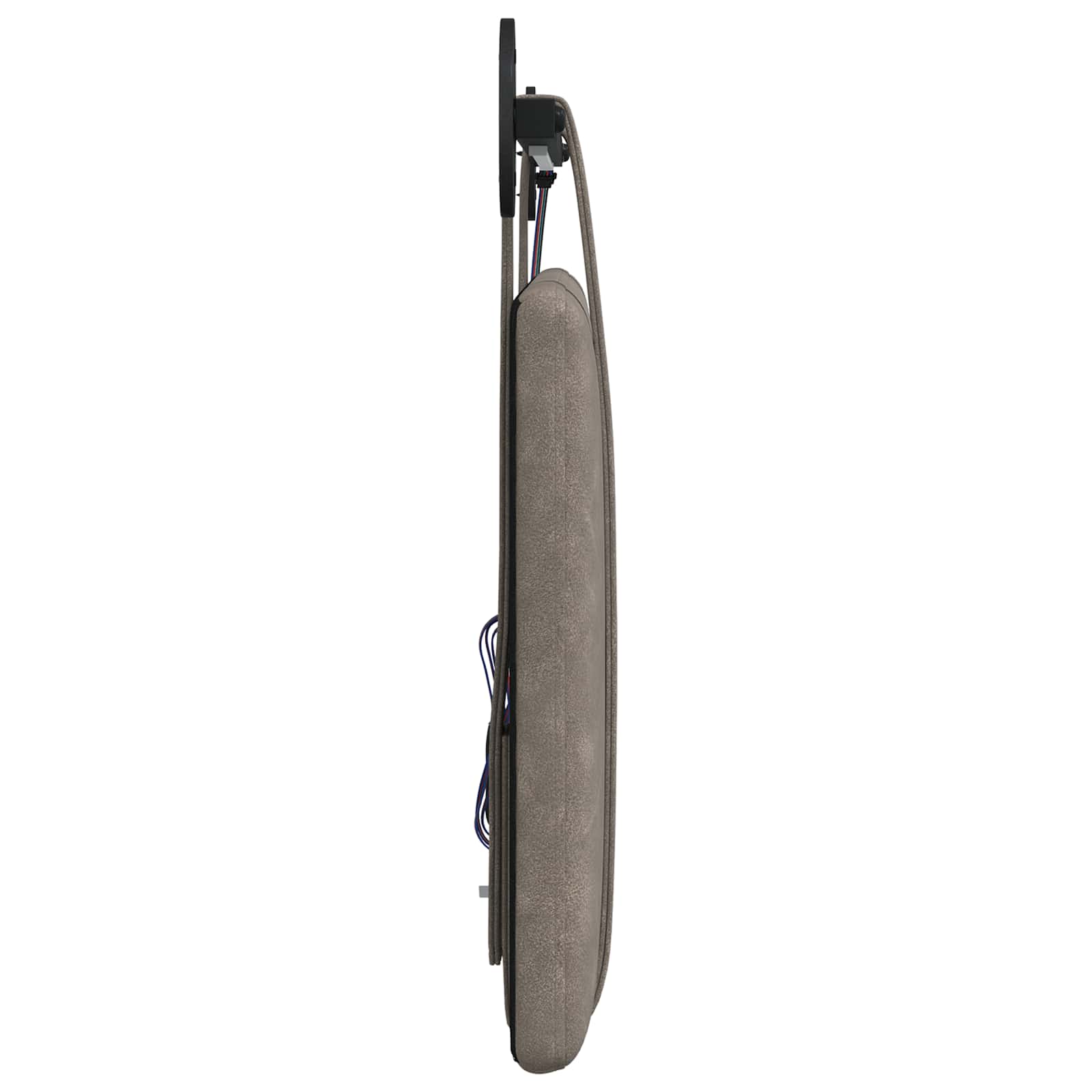 Cabecero colgante Con luz LED Gris PU antiguo