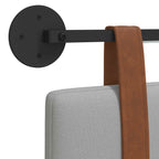 Cabecero colgante Con luz LED Gris Nube PU antiguo