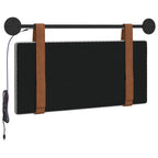 Cabecero colgante Con luz LED Gris Nube PU antiguo