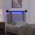 Cabecero colgante Con luz LED Gris Claro PU antiguo
