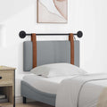 Cabecero colgante Con luz LED Gris Claro PU antiguo