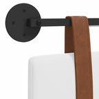 Cabecero colgante Con luz LED Blanco PU antiguo