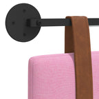 Cabecero colgante Con luz LED Rosa PU antiguo