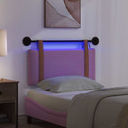 Cabecero colgante Con luz LED Rosa PU antiguo