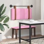 Cabecero colgante Con luz LED Rosa PU antiguo