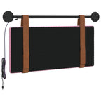 Cabecero colgante Con luz LED Rosa PU antiguo