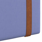 Cabecero colgante Con luz LED Azul jeans PU antiguo