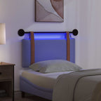 Cabecero colgante Con luz LED Azul jeans PU antiguo
