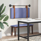Cabecero colgante Con luz LED Azul jeans PU antiguo