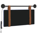 Cabecero colgante Con luz LED Azul jeans PU antiguo