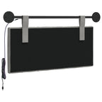 Cabecero colgante Con luz LED Gris Claro Terciopelo