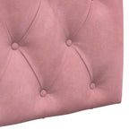 Cabecero colgante Con luz LED Rosa Terciopelo
