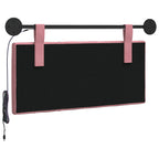 Cabecero colgante Con luz LED Rosa Terciopelo