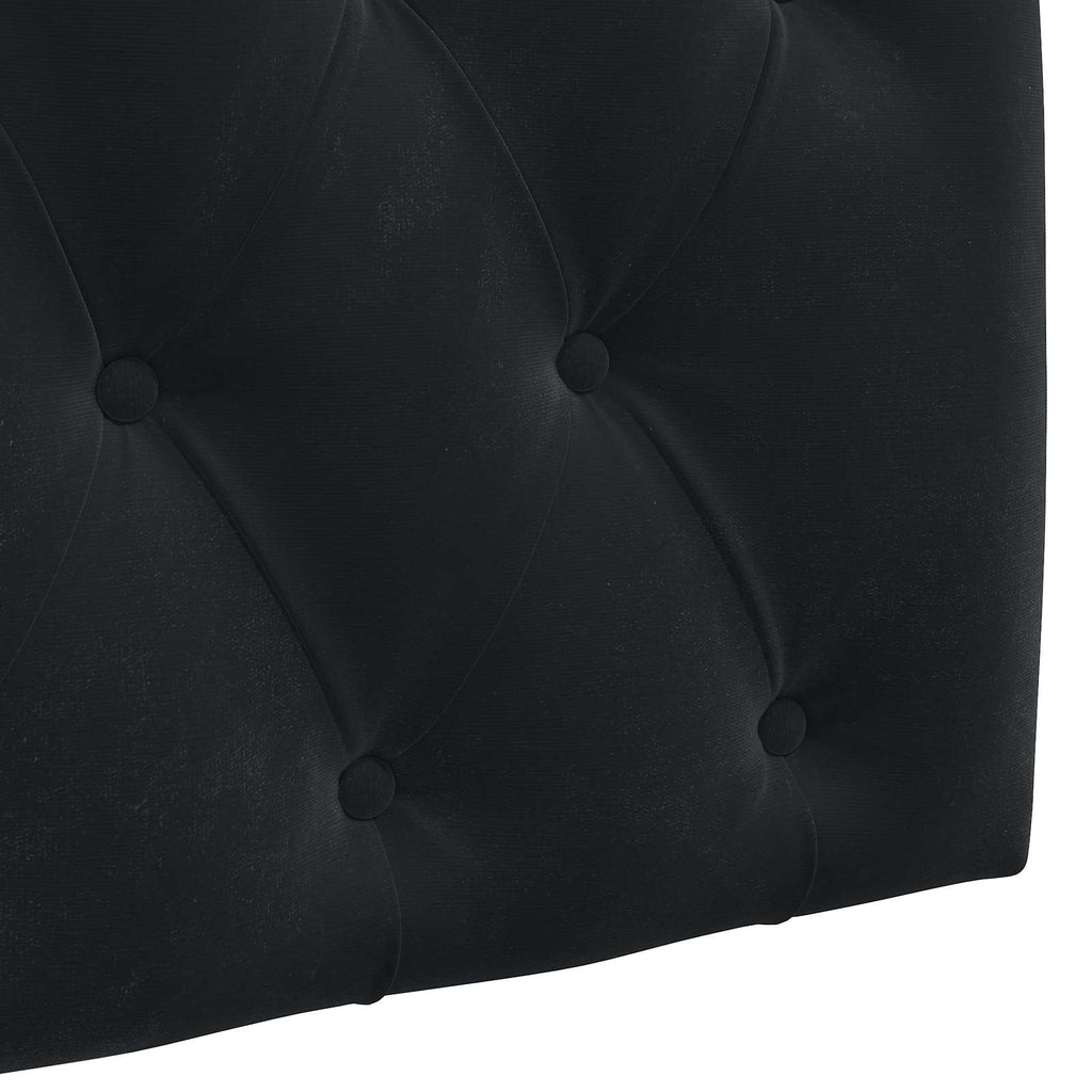 Cabecero colgante Con luz LED Negro Terciopelo