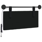 Cabecero colgante Con luz LED Negro Terciopelo