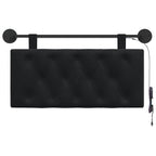 Cabecero colgante Con luz LED Negro Terciopelo