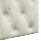 Cabecero colgante Con luz LED Crema Terciopelo