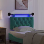 Cabecero colgante Con luz LED Tuquesa Terciopelo
