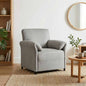2-Seater Sofa Yellow 138 x 83 x 95 cm Velvet
