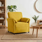 2-Seater Sofa Yellow 138 x 83 x 95 cm Velvet