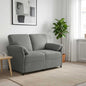 2-Seater Sofa Yellow 138 x 83 x 95 cm Velvet
