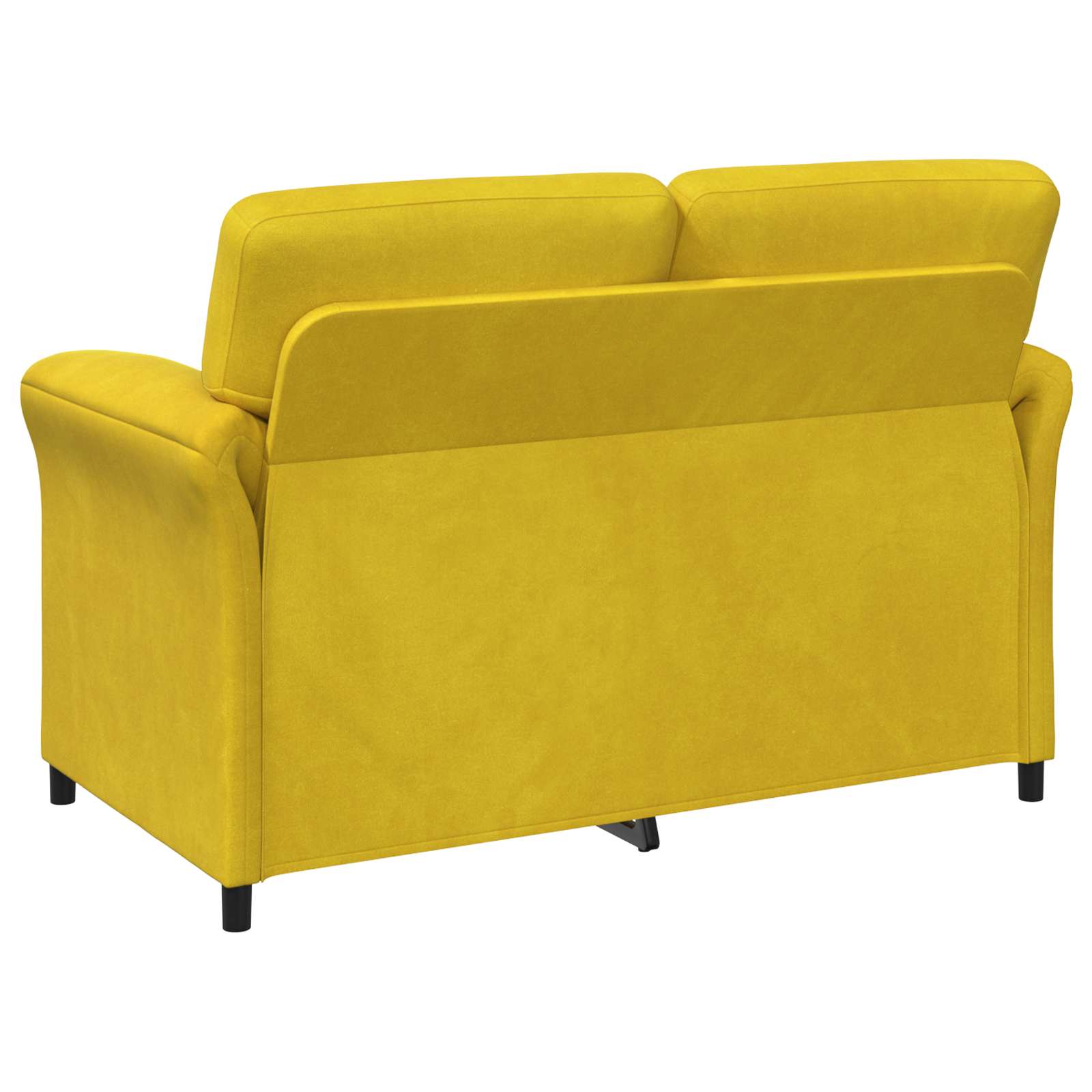 Sofá de 2 Plazas Amarillo 138 x 83 x 95 cm Terciopelo