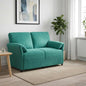2-Seater Sofa Yellow 138 x 83 x 95 cm Velvet