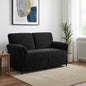 2-Seater Sofa Yellow 138 x 83 x 95 cm Velvet