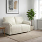 2-Seater Sofa Yellow 138 x 83 x 95 cm Velvet
