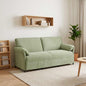 2-Seater Sofa Yellow 138 x 83 x 95 cm Velvet