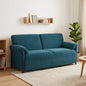 2-Seater Sofa Yellow 138 x 83 x 95 cm Velvet