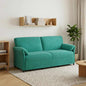 2-Seater Sofa Yellow 138 x 83 x 95 cm Velvet