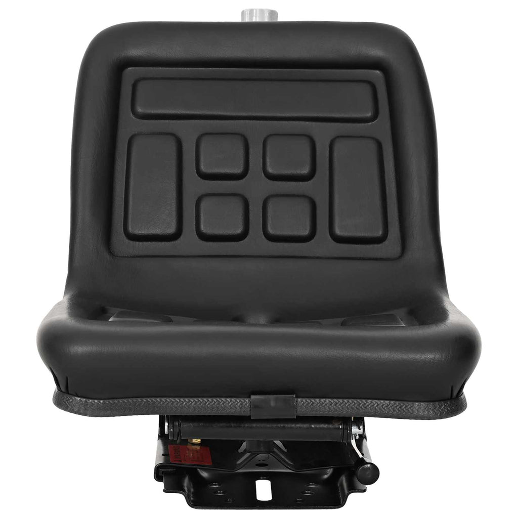 Asiento de tractor con suspensión Negro 39,5 x 52 x 43 cm