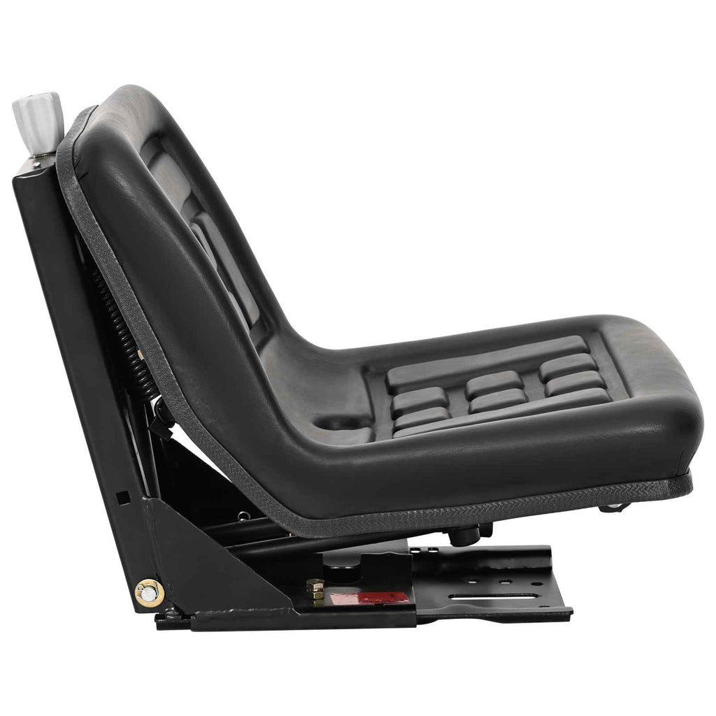 Asiento de tractor con suspensión Negro 39,5 x 52 x 43 cm