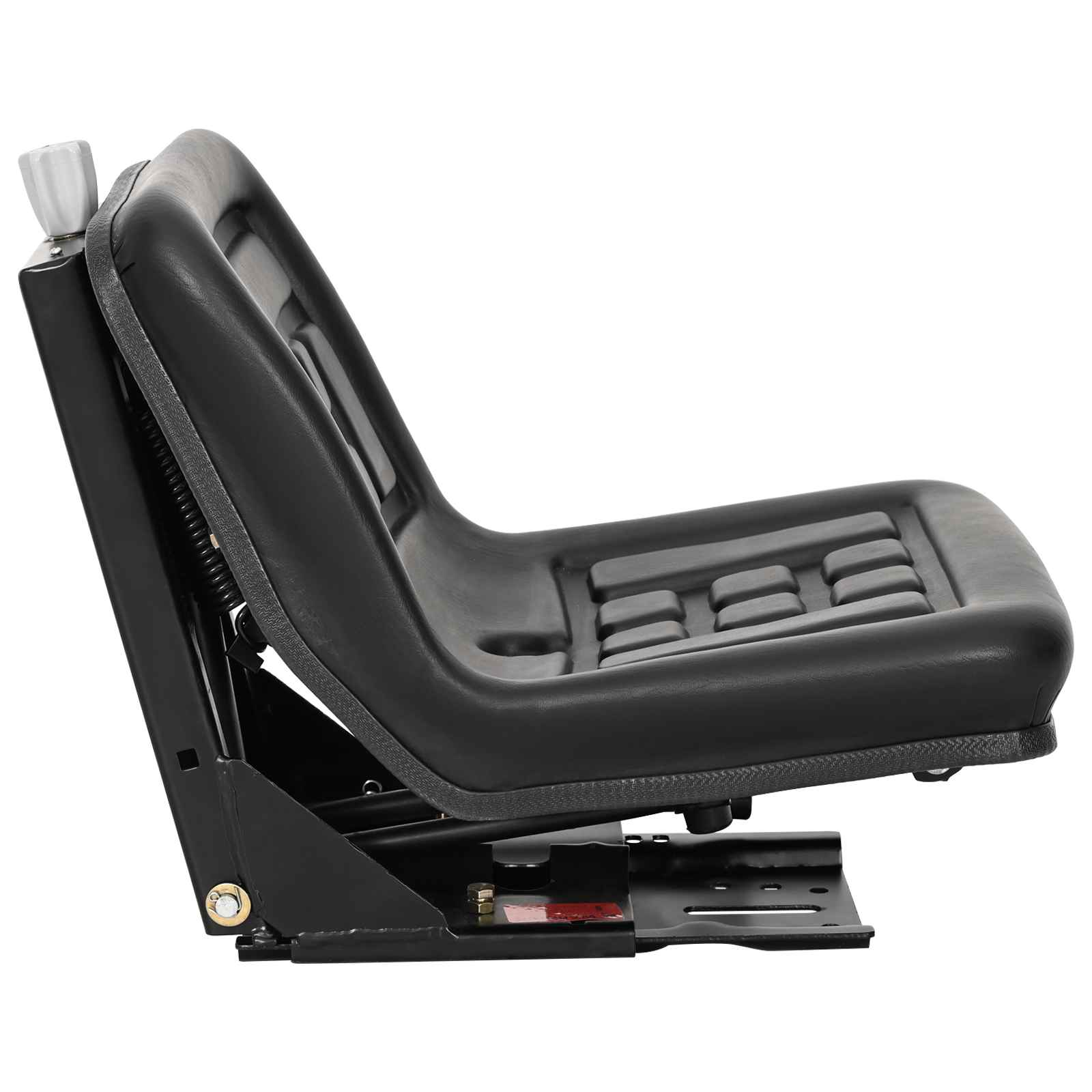 Asiento de tractor con suspensión Negro 39,5 x 52 x 43 cm