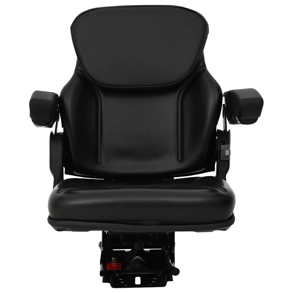 Asiento de tractor con suspensión Negro 60 x 58 x 72 cm