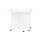 Mesa de comedor 2 pcs 140 x 80 x 77 cm Madera de ingeniería