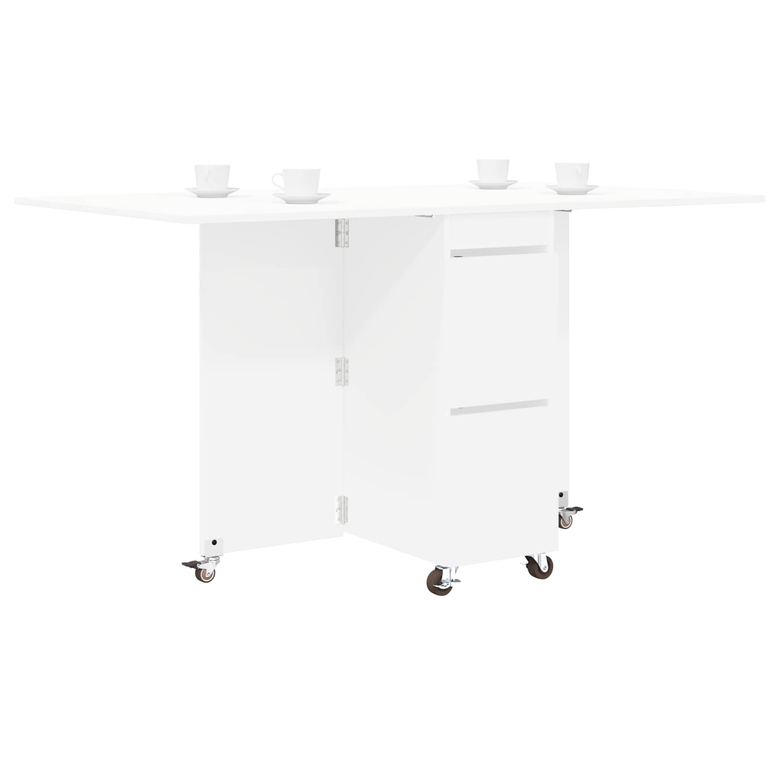 Mesa de comedor 2 pcs 140 x 80 x 77 cm Madera de ingeniería