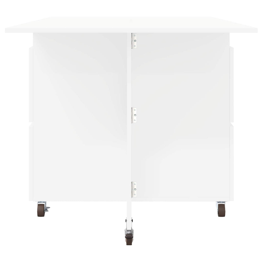 Mesa de comedor 2 pcs 140 x 80 x 77 cm Madera de ingeniería