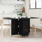 Mesa de comedor 2 pcs 140 x 80 x 77 cm Madera de ingeniería