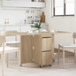 Mesa de comedor 2 pcs 140 x 80 x 77 cm Madera de ingeniería