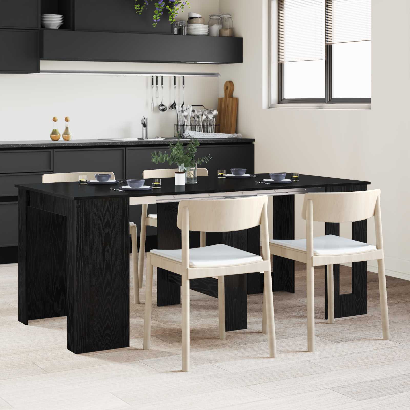 Mesa de comedor 180 x 85 x 75 cm Madera de ingeniería