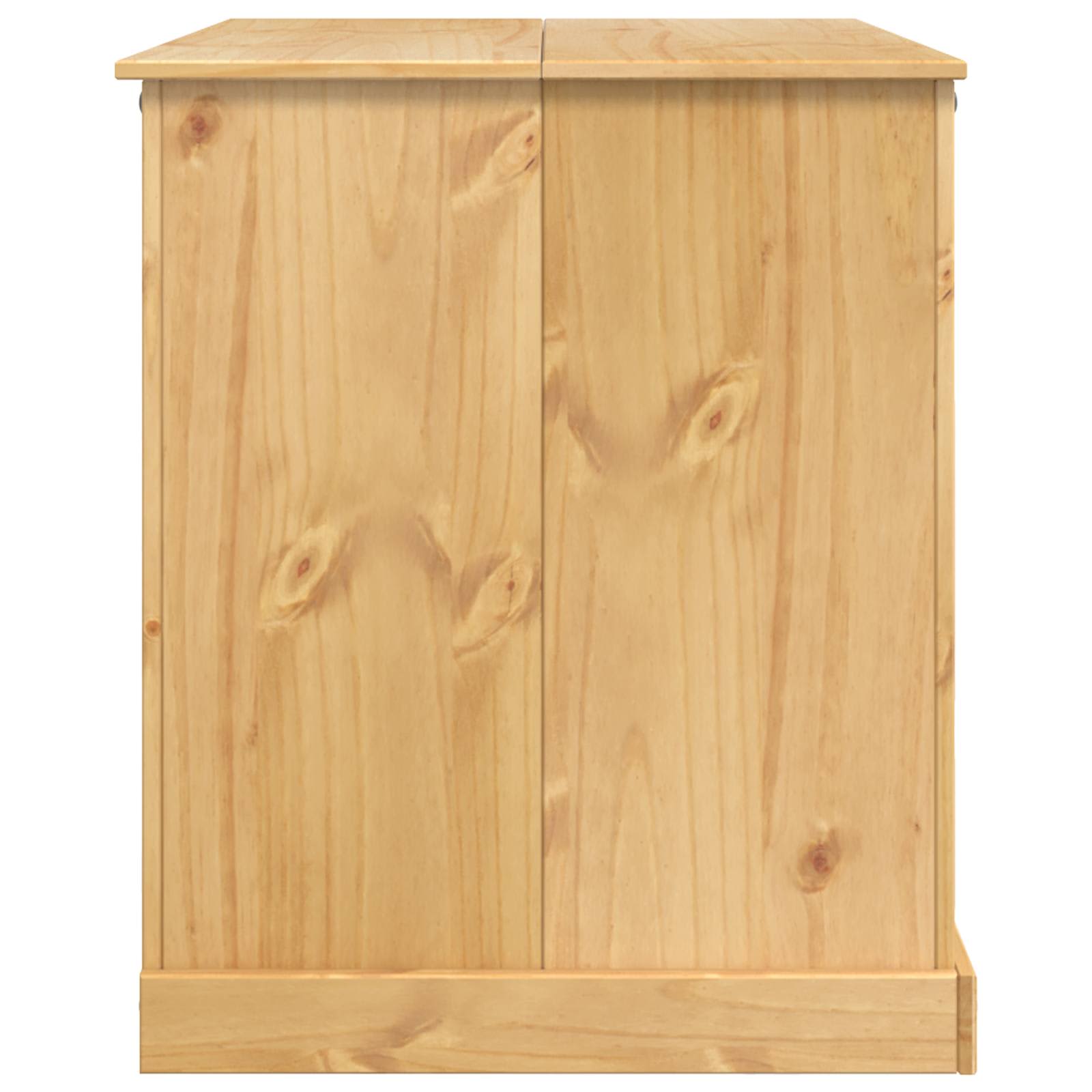 Carro de Cocina 2 pcs Cera de Miel 112 x 77 x 91,5 cm