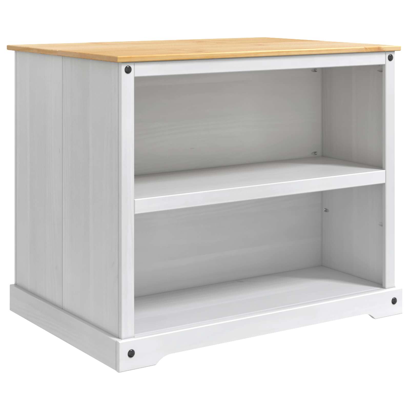 Carro de Cocina 2 pcs Cera de Miel 112 x 77 x 91,5 cm