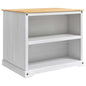 Carro de Cocina 2 pcs Cera de Miel 112 x 77 x 91,5 cm