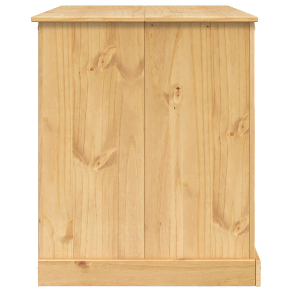 Carro de Cocina 2 pcs Cera de Miel 112 x 77 x 91,5 cm