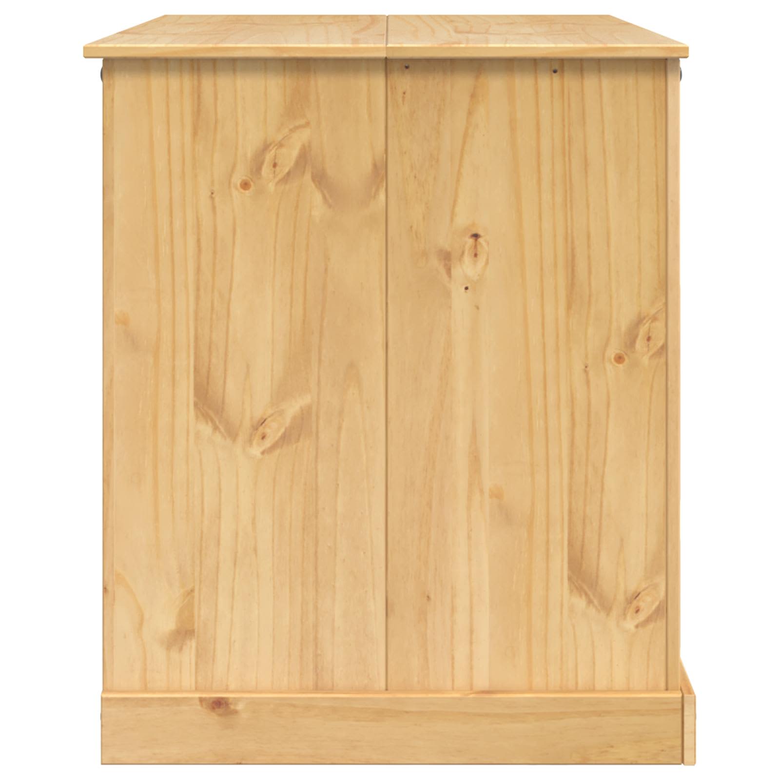 Carro de Cocina 2 pcs Cera de Miel 112 x 77 x 91,5 cm
